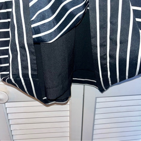 LOFT Black & White Striped Dress - Picture 12 of 15